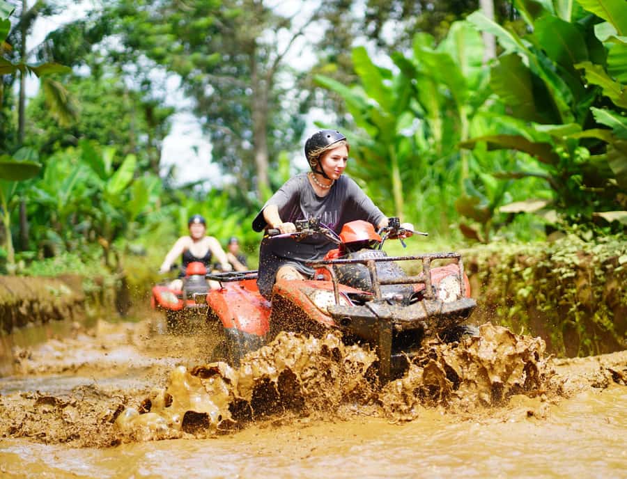 Bali: Gorilla Cave Quad Bike Tour & Cretya Infinity Pool - What the 2.1-hour ride feels like