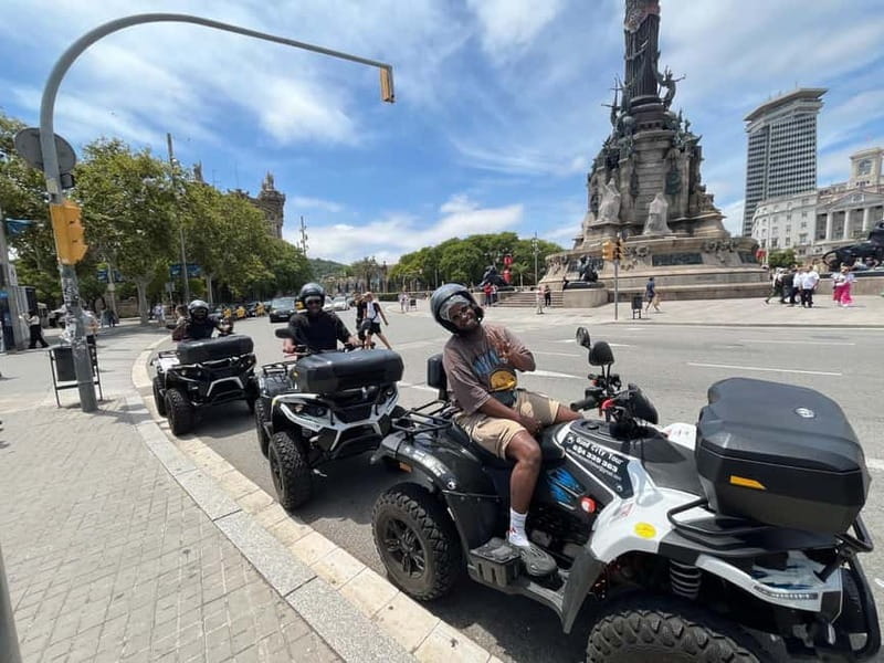 Barcelona: City Sights Electric Quad Tour - Plaça de Catalunya and the start of La Rambla