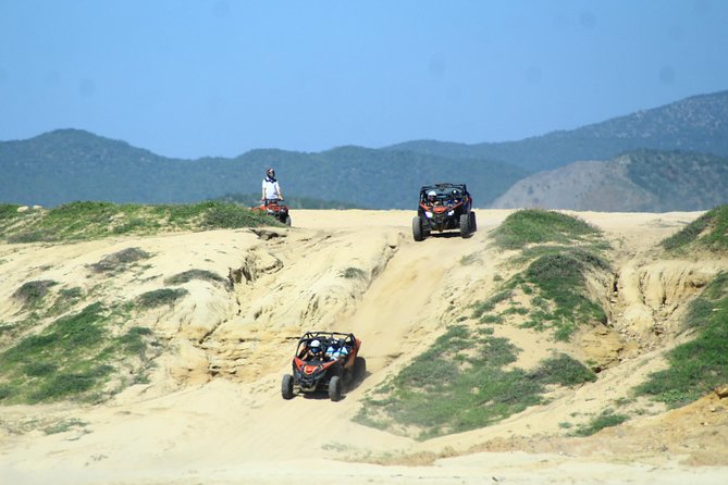Beach and Desert Premium X3 UTV Tour in Cabo - Migriño Beach and the Pacific horizon