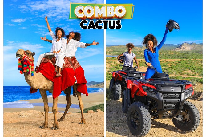 Beach, ATV, and Camel Ride Combo Tour - Meeting the camels beside Migriño Beach