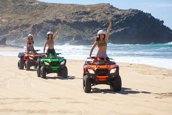 Beach ATV, Free Camel Ride, and Sky Bike Combo - ATV trails through canyons, stream beds, and dunes
