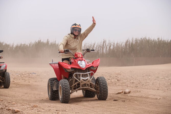 Beach Quad Biking and Sandboarding Adventure from Agadir - Moroccan mint tea with the Atlantic in view