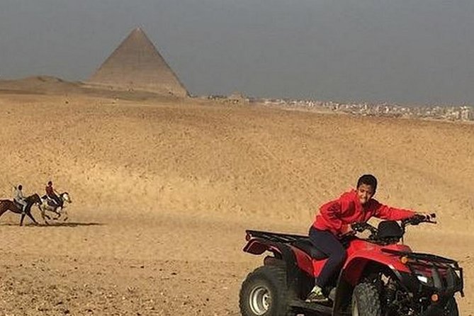 Best Adventure Tours Visit Giza Pyramids and ATV Quad Bike Ride in Desert - What the $55 price really gives you