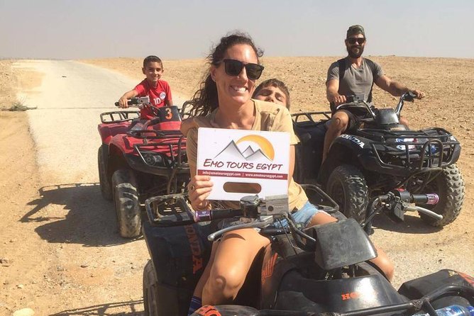 Best Adventure Tours Visit Giza Pyramids and ATV Quad Bike Ride in Desert - Khafre’s pyramid and the higher cap of stone