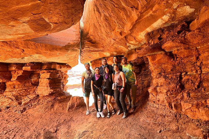 BEST! Catacomb <em>CAVES</em> U-Drive 4X4 UTV Tour in Moab +Petroglyphs! – Catacomb Rock is the reason to choose this UTV tour’ /></p>
<p><p>Many Moab off-road trips are mainly about the ride. This one gives you a physical place to explore at the end of the trail: Catacomb Rock on the Chicken Corners route.</p>
</p>
<p><p>The rock has passages that wind into the sandstone, with some sections leading to small openings and desert views. You might move through a tight tunnel, turn a corner, and find yourself looking out across the red-rock country. Bring a flashlight. Some passages are dark enough that your phone light may be useful, though the tour materials specifically advise carrying a flashlight.</p>
</p>
<p><p>The caves are not a polished attraction with paved paths or marked rooms. That is part of the appeal. You are dealing with natural rock, uneven surfaces, and spaces that feel more like a giant outdoor climbing structure than a formal sightseeing stop. Children may find it especially fun, but adults should also expect to crouch, step carefully, and watch their footing.</p>
</p>
<p><p>The petroglyphs add another layer. You are not only racing through red dirt and sandstone. You also get a chance to see rock markings and hear the guide’s explanation of the setting. The supplied details do not specify the exact location or age of every marking, so treat this as a guided viewing rather than a full archaeology tour.</p>
</p>
<div class="twil" style="margin: 20px 0; padding: 15px 0;"><p>More Off-Road Jeep Tours in the USA</p><ul style="margin: 10px 0; padding-left: 0; list-style: none;"><li style="margin: 0 0 12px 0; padding: 0 0 12px 0; border-bottom: 1px solid #E0E4F4; line-height: 1.4;"><a href="https://atvadventurer.com/desert-off-road-utv-tour-2-hours-2-people-per-vehicle/">Desert Off-Road UTV Tour, 2 hours, 2 people per vehicle</a><br><span style="font-size: 0.82em; color: #555;"><span style="color: #1F3FAF;">★</span> 5.0 &nbsp;&middot;&nbsp; 1,251 reviews</span></li><li style="margin: 0 0 12px 0; padding: 0 0 12px 0; border-bottom: 1px solid #E0E4F4; line-height: 1.4;"><a href="https://atvadventurer.com/off-road-utv-adrenaline-experience-in-las-vegas/">Off Road UTV Adrenaline Experience in Las Vegas</a><br><span style="font-size: 0.82em; color: #555;"><span style="color: #1F3FAF;">★</span> 5.0 &nbsp;&middot;&nbsp; 529 reviews</span></li><li style="margin: 0; padding: 0; border-bottom: none; line-height: 1.4;"><a href="https://atvadventurer.com/mahoney-lake-off-road-utv-tour/">Mahoney Lake Off-Road UTV Tour</a><br><span style="font-size: 0.82em; color: #555;"><span style="color: #1F3FAF;">★</span> 5.0 &nbsp;&middot;&nbsp; 488 reviews</span></li></ul></div><h2>Driving the Chicken Corners Trail in your own UTV</h2>
<p><img width="670" height="446" decoding="async" src=