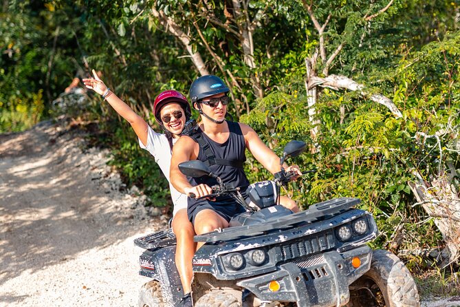 Best Cozumel ATV Jungle Tour + Jade Cavern + Beach + Locker - One hour through Cozumel’s jungle