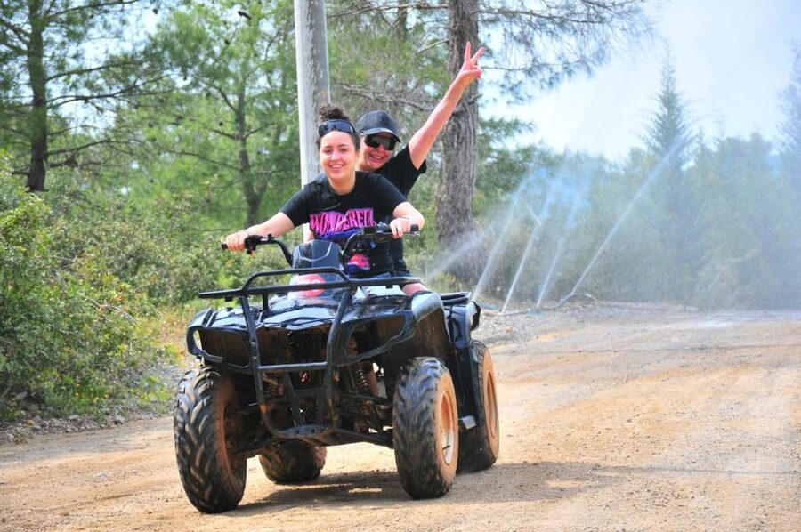 Bodrum: Off-Road Quad Safari with Hotel Pickup - Sharing the quad and handling the driving time