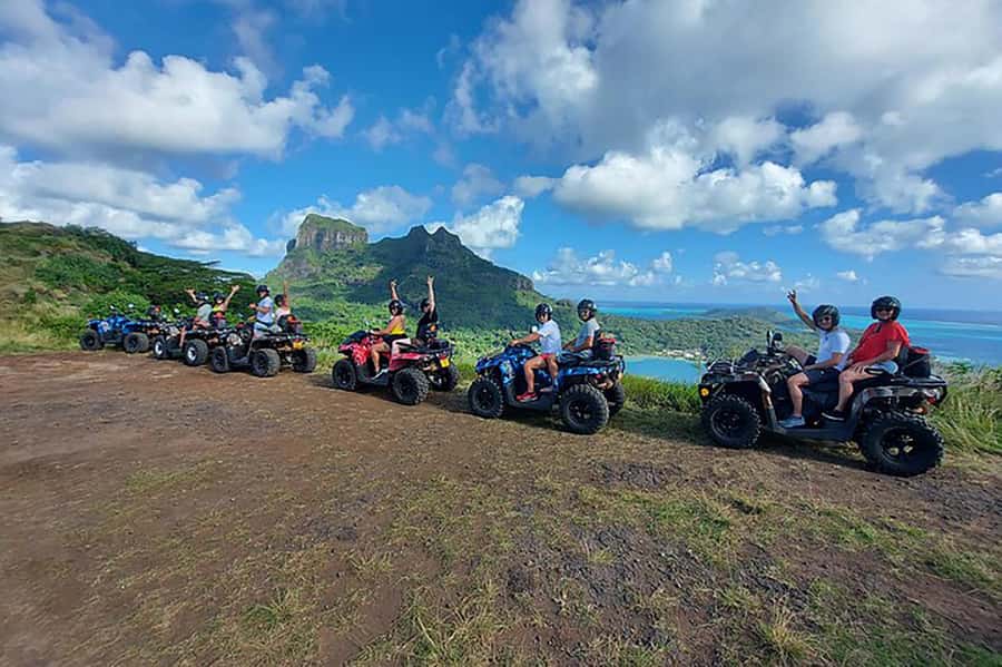 Bora Bora Adventures ATV / QUADS Tours - Mount Popoti: the first major payoff