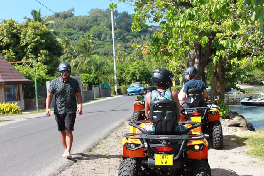 Bora Bora: Island Tour and Mountains Getaway by Quad Bike - Starting in Vaitape and reaching Amanahune Plateau