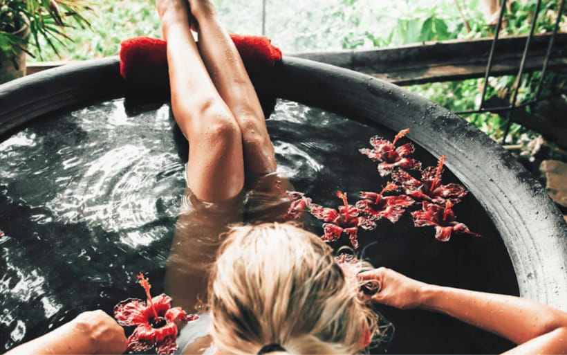 Boracay Island Hopping with Lunch+ Atv Mainland Adventure - Hot kawa bath after the ride