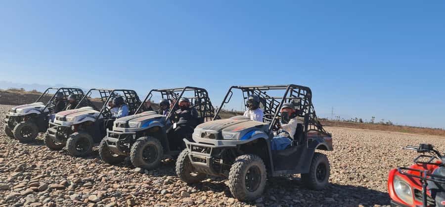 Buggy ride at the Palm Grove and Desert with swimming pool - Leaving Marrakech for the Jbilet Desert