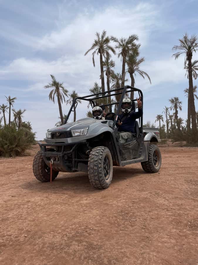 Buggy ride at the Palm Grove and Desert with swimming pool - Mint Tea, Moroccan Pastries, and Pool Time