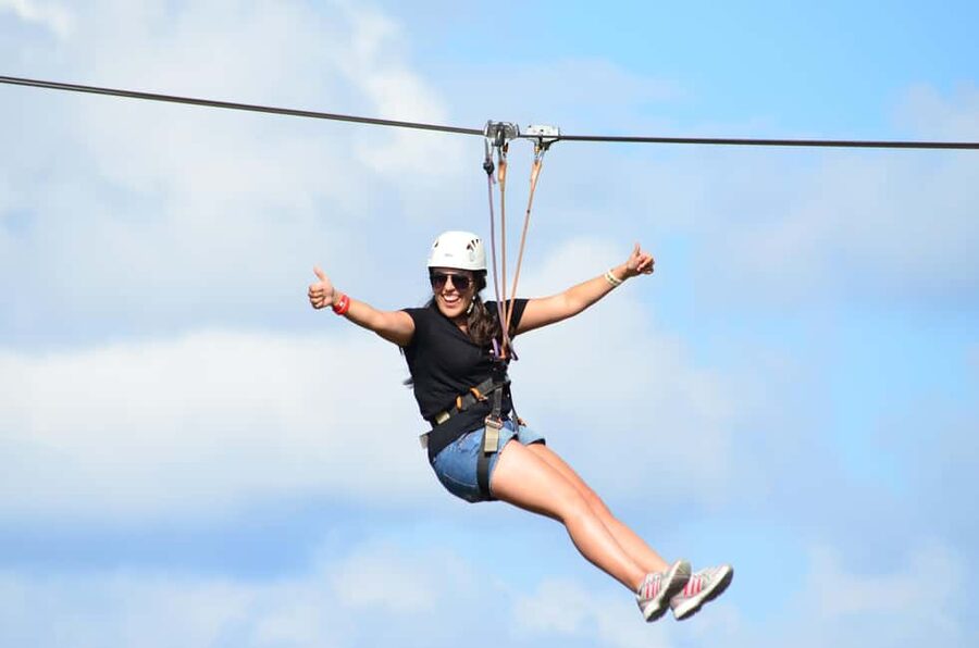 Buggy Ride, Zipline Splash & Waterfall Pool Combo with Lunch - The waterfall pool is pleasant, but not natural