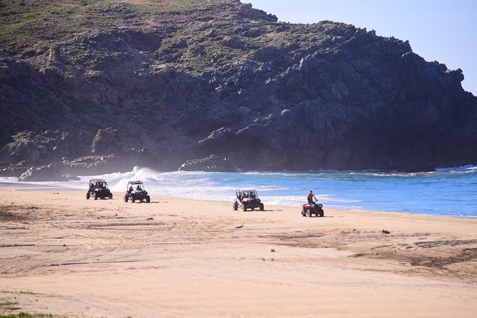 Cabo Candelaria Village Double UTV Adventure - Following arroyo trails through the desert