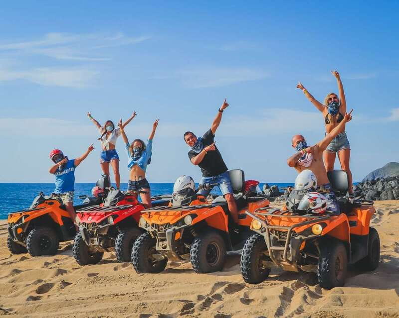 Cabo San Lucas: Beach & Desert ATV Tour with Tequila Tasting - The tequila tasting at the finish