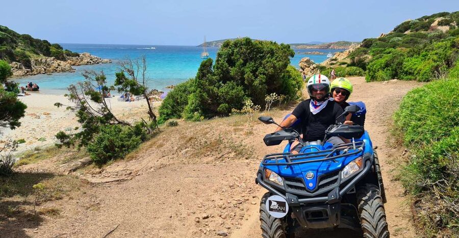 Cagliari: ATV Tour of Hidden Beaches - Su Coldorinu and the first chance to swim