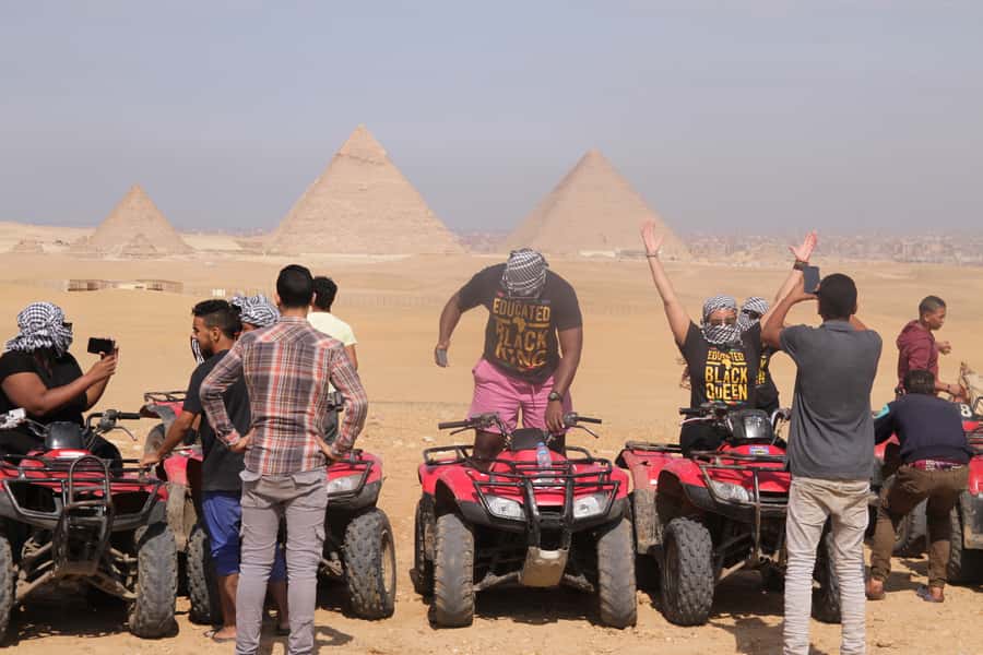 Cairo: Giza Pyramids Tour with Quad Bike Safari & Camel Ride - The Sphinx and Valley Temple