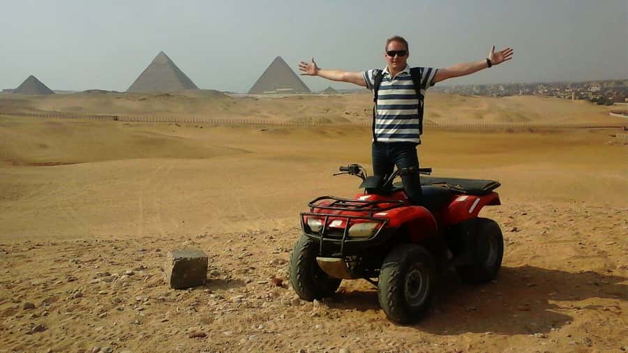 Cairo: Private Quad Bike Desert Tour with Pyramids & Sunset - The $40 price and what it really buys