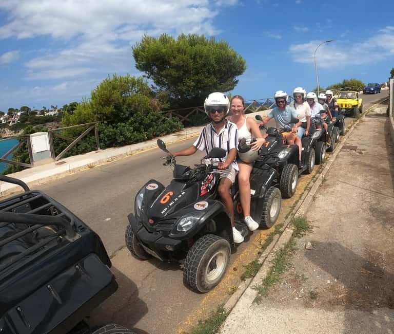 Cala Millor & Sa Coma: Quad 2-3 Bay´s Tour - NO-Off-Road - Two or three bays, with one proper break