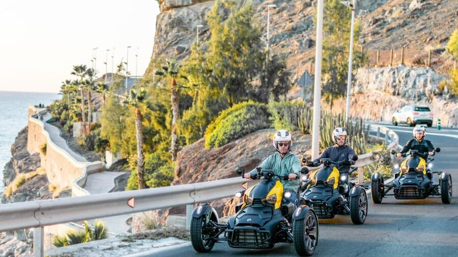 Can-am Ryker moto / buggy / quad Tour: Coast (Maspalomas) - Playa del Cura and the west coast views
