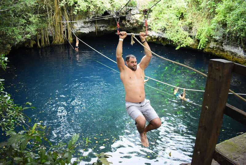 Cancún: Extreme Buggy Adventure with Ziplines & Cenote - Six ziplines, three bridges, and one splash
