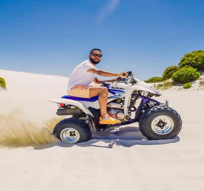 Cape Town: Atlantis Dunes Quad Bike Adventure with Photos - Riding Cape Town’s white Atlantis Dunes