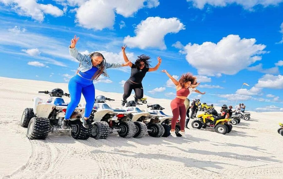 Cape Town: Atlantis Dunes Quad Bike Adventure with Photos - Learning to climb and descend the dunes