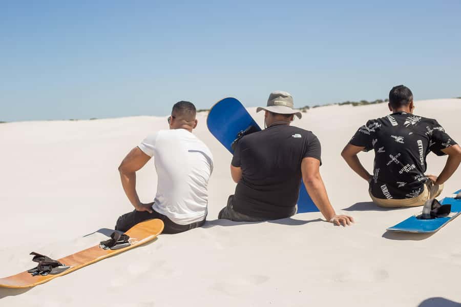 Cape Town: Atlantis Dunes Quad Bike & Free Sandboarding Tour - Riding into the white Atlantis Dunes