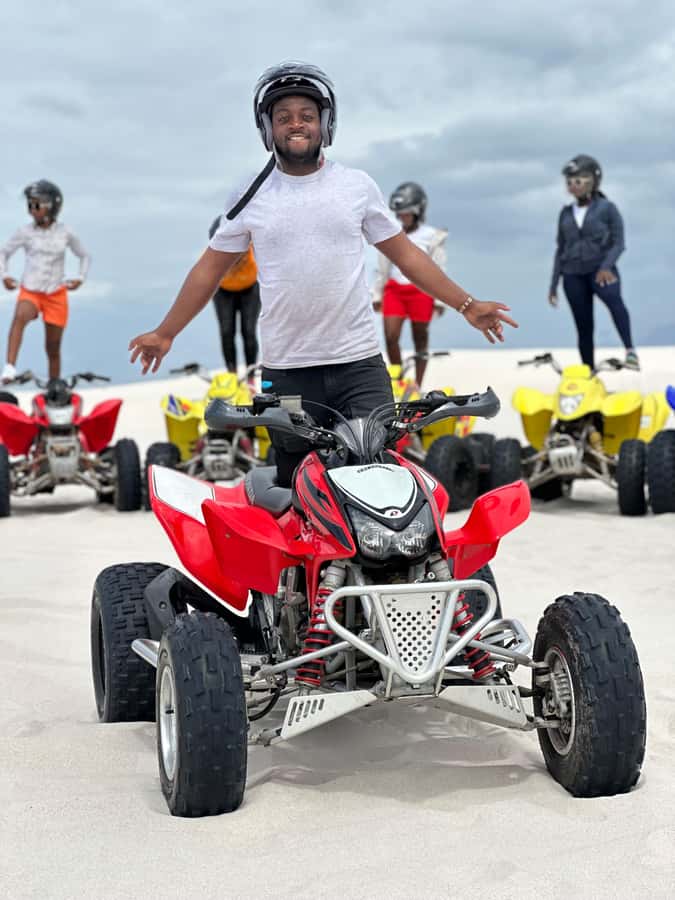 Cape Town Sand Dunes ATV Quad bike tour & PHOTOS - What the first 20 minutes are really for