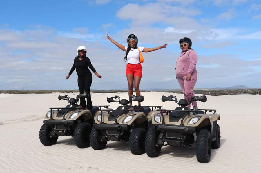 Cape Town: WILDX Atlantis Quad Dune Adventure and Photo Stop - Getting comfortable on the automatic quads