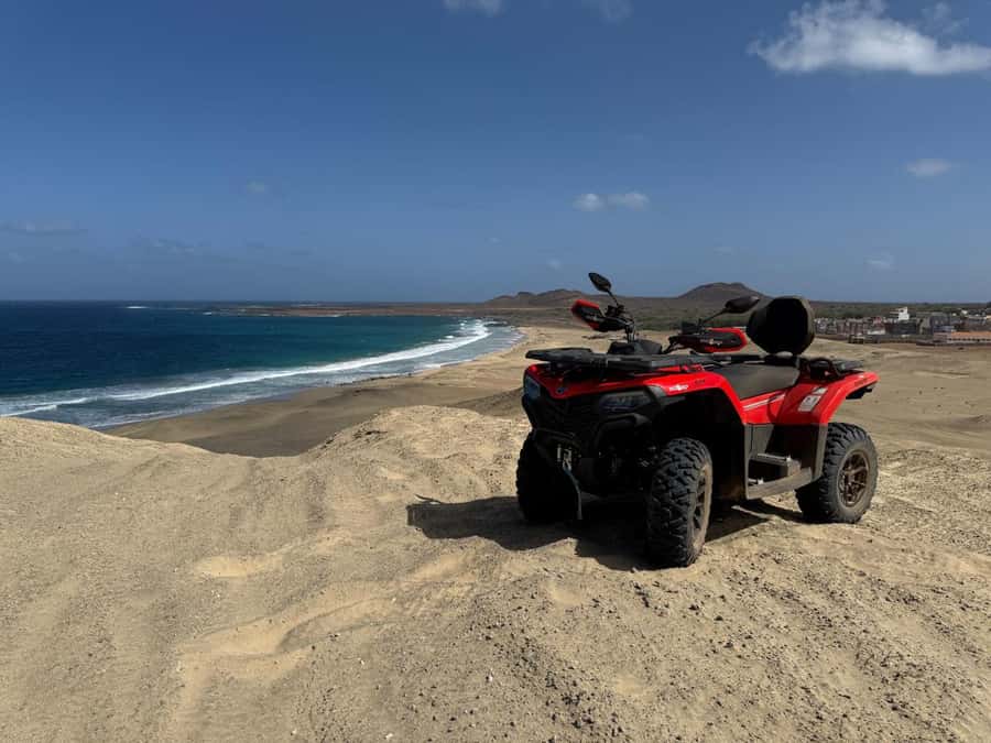 Cape Verde: São Vicente Island 4x4 Quad Tour - Returning through Mindelo and Praia da Laginha