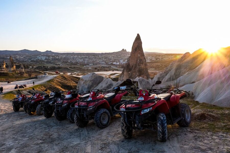 Cappadocia: 2-Hour Sunset ATV Safari with Hotel Transfer - Pickup, briefing, and getting comfortable on the ATV