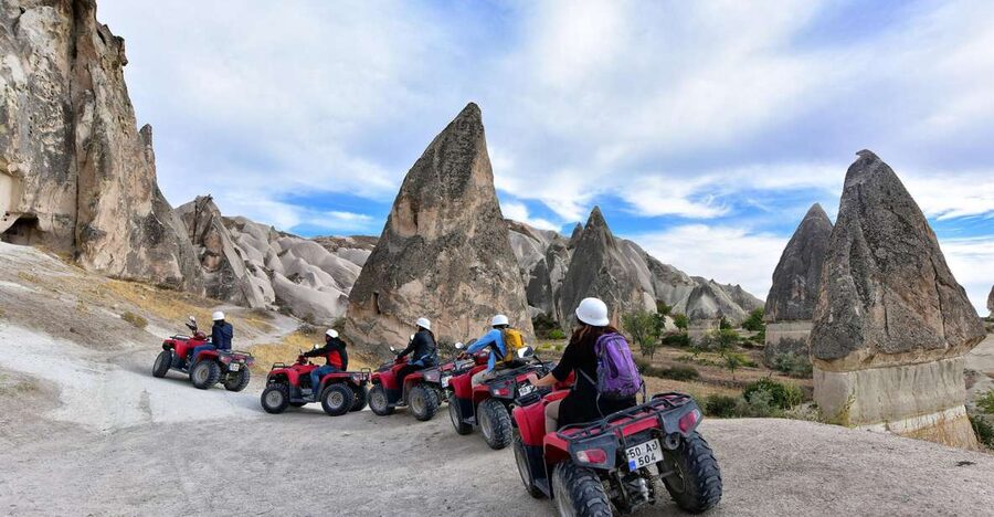 Cappadocia Atv Sunset Tour Ride - Riding through Cappadocia’s volcanic valleys