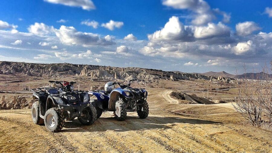 Cappadocia Atv Sunset Tour Ride - Rose Valley and Red Valley at golden hour