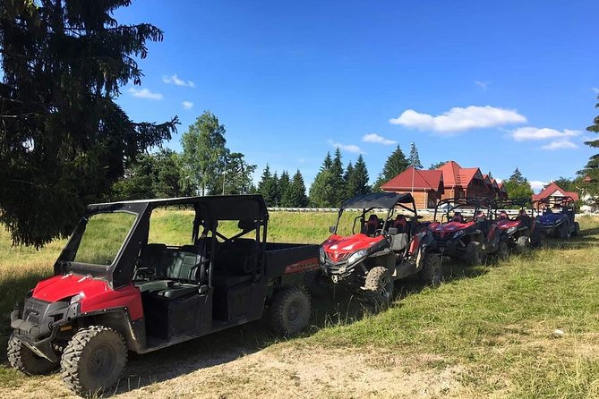 Carpathian mountains Snowmobile, ATV or Buggy tour in one day - The guide and the human side of the day