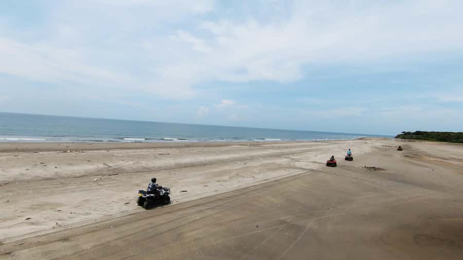 Cartagena ATV Tour - The beach section is where the pace picks up