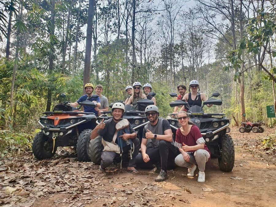 Chiang Mai: ATV, White Water Raft, & Sticky Waterfall Tour - Thai lunch before the river