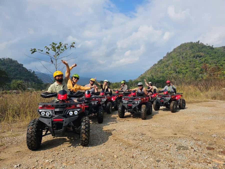 Chiang Mai: ATV, White Water Raft, & Sticky Waterfall Tour - The ride north from Chiang Mai