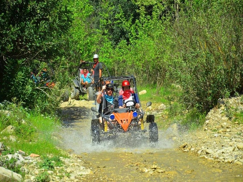 City of Belek/Side: Buggy Safari Adventure + Transfer - Dusty tracks and cool river water near Beskonak