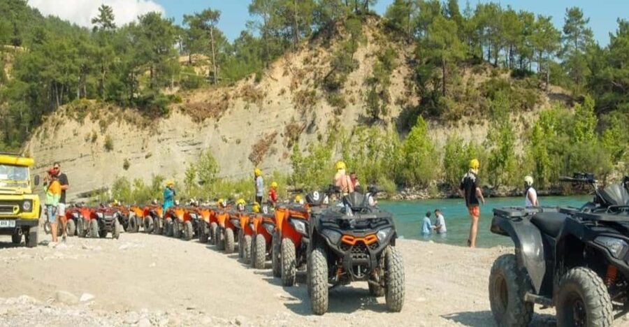 City of Belek/Side: Quad Safari Adventure + Transfer - The 15-minute swimming break