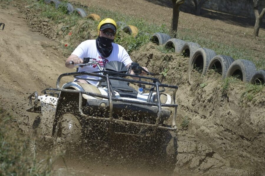 City of Side: Quad Bike Safari in the Taurus Mountains - The shower, drink, and return transfer