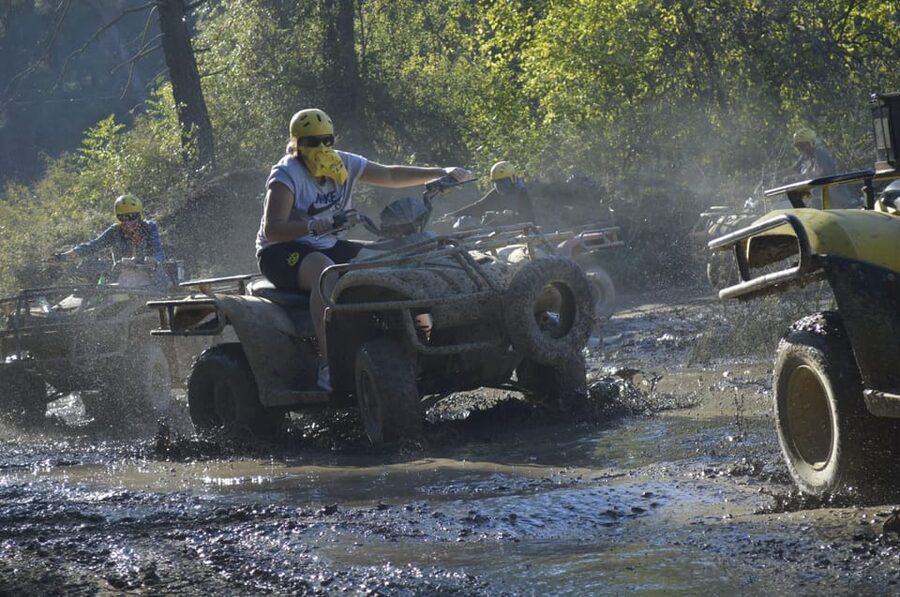 City of Side: Quad Bike Safari in the Taurus Mountains - Learning to handle a 250cc quad bike