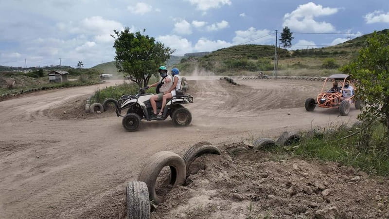 City of Side: Quad Safari Off-road with Transfer - The second 10 km ride and return to Side