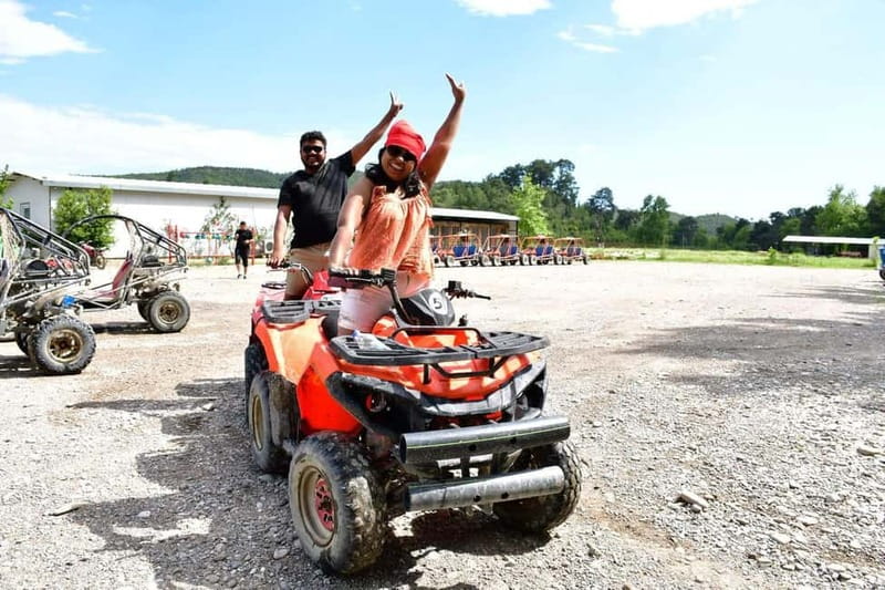 City of Side: Quad Safari Off-road with Transfer - Getting comfortable on the quad