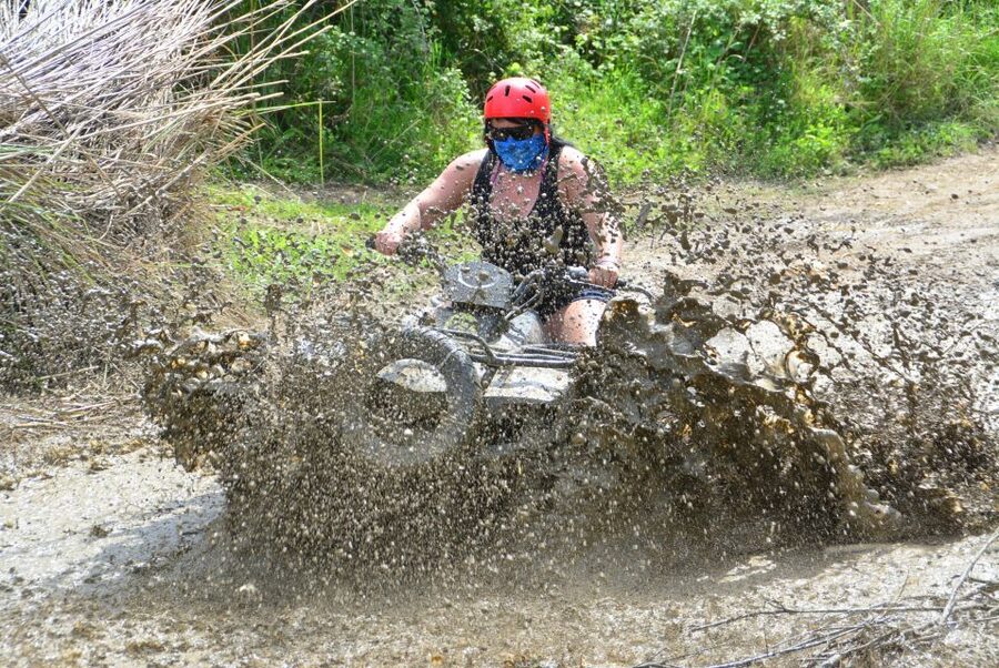 City of Side: Quad Safari Tour - The river swimming stop