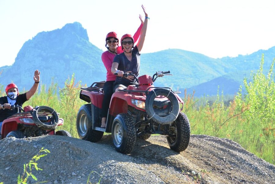 City of Side: Quad Safari Tour - The ride back and the photo stop