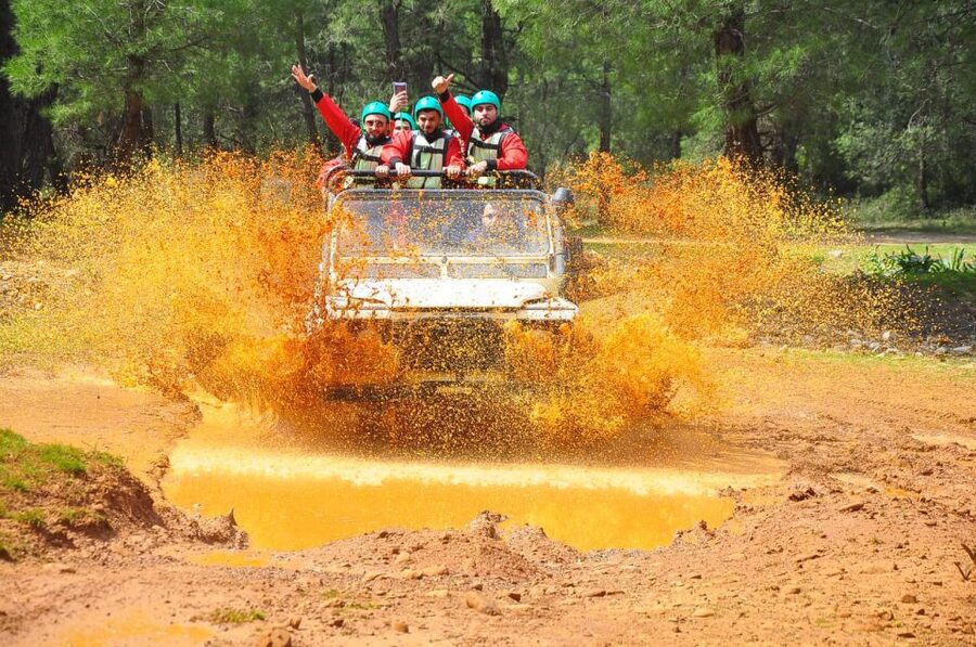 City of Side: Rafting, Zipline, Jeep, Buggy and Quad Combo - Rafting 14 kilometers through Köprülü Canyon