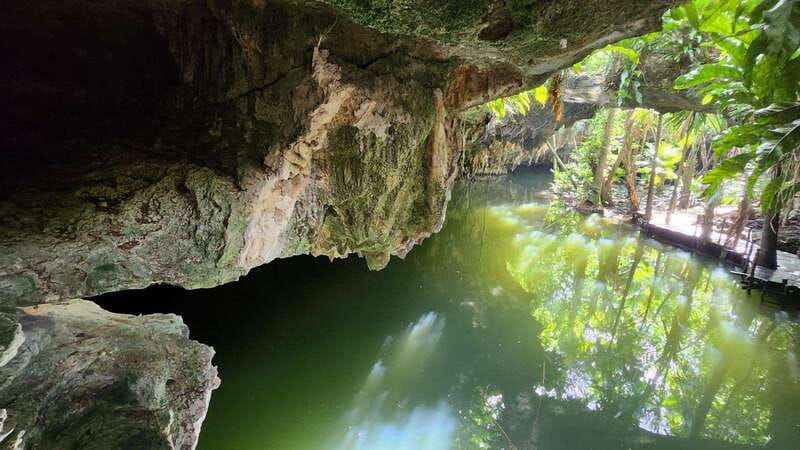 cozumel: ATV adventure with caverns, ruins with transfer - From Royal Village Plaza to El Cedral