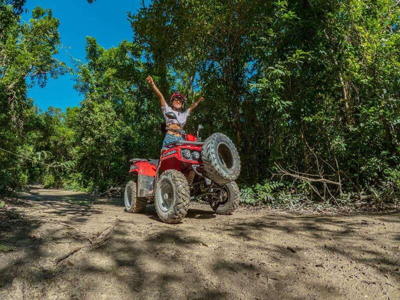 cozumel: ATV adventure with caverns, ruins with transfer - The tequila tasting on the return route