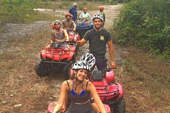 Cozumel ATV Jungle Adventure and Snorkeling with Lunch - Three zip lines with a little work between rides